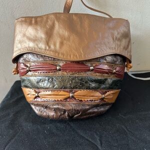 HALA. Elegant Multi-Color Leather Women's Bag